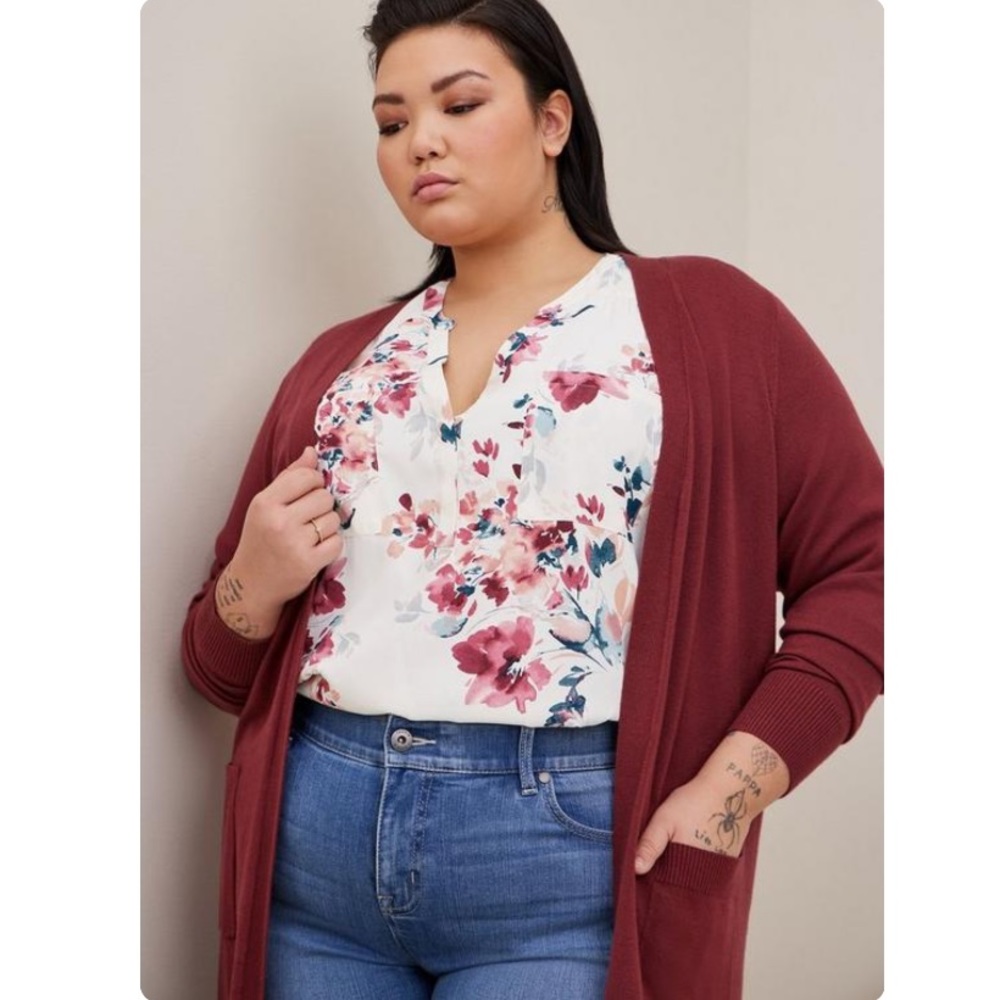 Torrid Everyday Soft Duster Open Front Cardigan - image 4